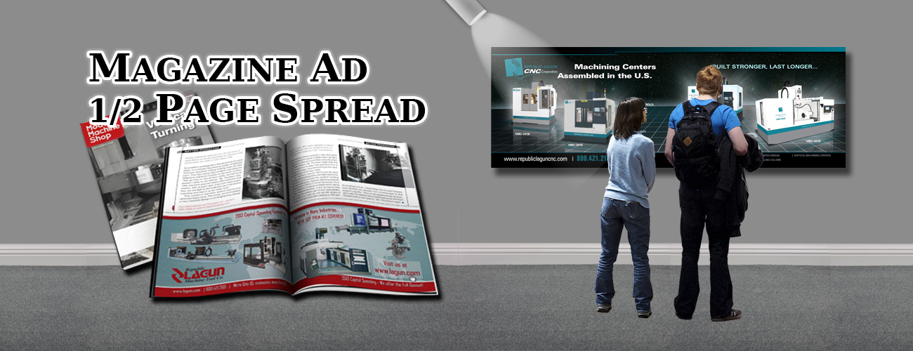 magazine spread design